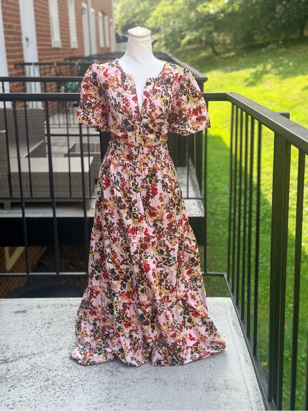 Anthropologie Maeve Somerset maxi dress size xl
